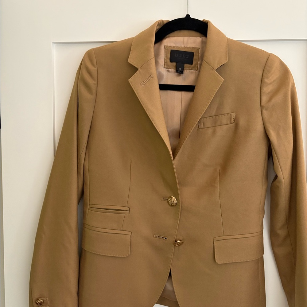 J. Crew Camel Blazer Jacket